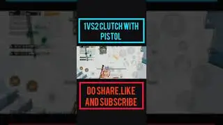 🇮🇳INSANE 1VS2 CLUTCH WITH PISTOL🔫 | POWER OF P18C | pacTen | #shorts #youtubeshorts #pubgshorts