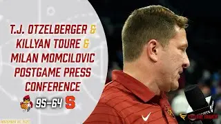 Пресс-конференция после матча в Сиракузах от Ти Джея Отцельбергера, Киллиана Туре и Милана Момчил...