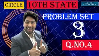 10th mah state board maths 2 circle problem set 3 Q no.4