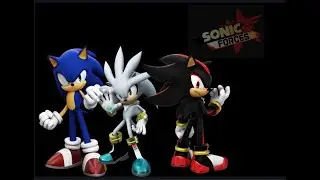 sonic , silver , shadow ( sonic forces running battle)