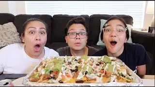 HOMEMADE NACHOS MUKBANG