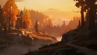 Fantasy Relaxing Music - Where Autumn&rsquo;s Longing Wanders Anew (Ambient Soundscape)
