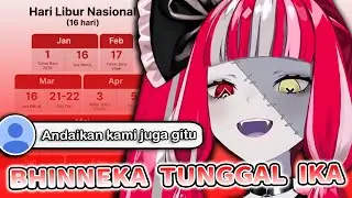 Ollie Menjelaskan Jumlah Hari Libur di Indonesia Karena Keberagaman【HoloID Clip】 👽