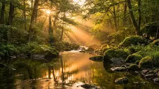 Stress Relief Medicine &ndash; Soothing River Flow, Piano & Birds Harmony