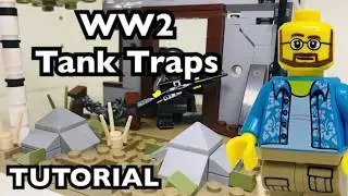 WW2 Lego Tank Traps Tutorial/instructions