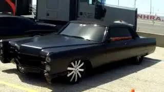 Old School Cadillac On Bags!