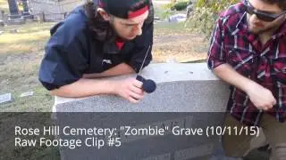 GHOSTS ON THE COAST 1.15: Raw Footage: Rose Hill Cemetery's 