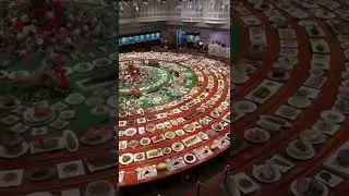 biggest food table in the world 😌🤤