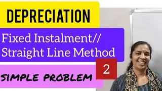 FIXED INSTALMENT METHOD - DEPRECIATION - Accountancy - Malayalam