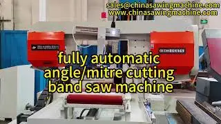 300mm fully automatic mitre cutting band saw machine