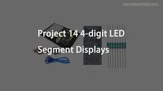 Electronic Component Project 14:   4-digit LED Segment Display