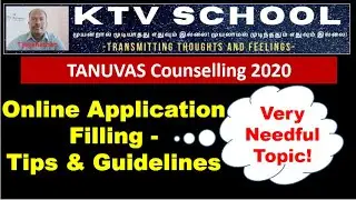 TANUVAS General Counseling 2020: Online Application Filling Tips & Guidelines
