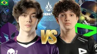 DUELO ÉPICO no TOP! LOUD Xyno vs VKS Boal no Challenger BR