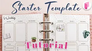 Weekly Planner Starter Template Tutorial - Commercial Use - Quick Transformation - Planify Pro