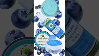 Blueberry Dream For Clear Glowing Skin #khichibeautytips #eyeserum #skincare #shortvideo #blueberry