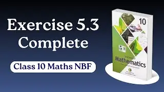 Class 10 Maths Chapter 5 Exercise 5.3 new book - NBF - Algebraic Fractions - Ex 5.3 math class 10
