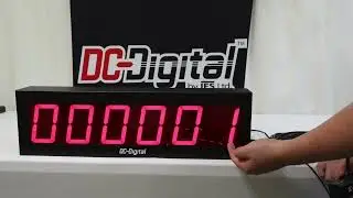 Potential Customer Counter for Advertising w Wired Modular Keypad Controller - DC-406C-Term-Key-Pace