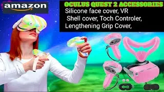 OCULUS QUEST 2 ACCESSORIES | SILICONE FACE COVER |  TOUCH CONTROLER | MIX GADGETS