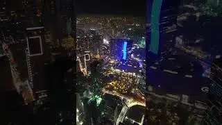 Mandaluyong Cityscape Night Drone Shot  #shorts #mandaluyong #manila #philippines