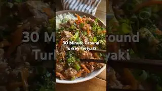 Ground Turkey Teriyaki &mdash; Link in description! #stirfry #dinner #dinnerrecipe