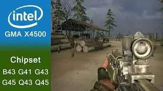 STALKER Call Of Pripyat Gameplay Intel GMA X4500