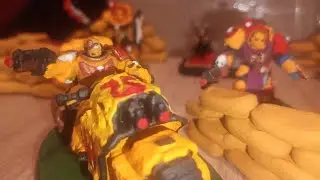 Horus Heresy legion: terminators, outrider lieutenant and terrain 