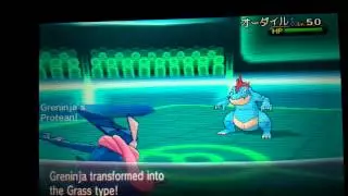 Pokemon X and Y Battle Spot Single Battle  GRENINJA SWEEP