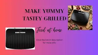 George Foreman 25820 Large Fit Grill   Versatile Griddle#youtubevideo#youtube