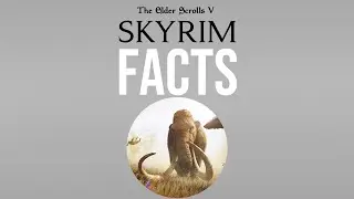 How to tell the difference between a Giant's Mammoth and a wild one - Skyrim Lore Facts #shorts