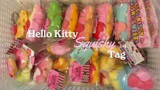 Hello Kitty Squishy Tag Collection🎀🌟 #squishy #squishycollection #hellokitty #collection