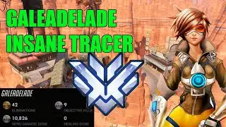 Gale Adelade INSANE TRACER GAMEPLAY - TOP 500 OVERWATCH SEASON 26
