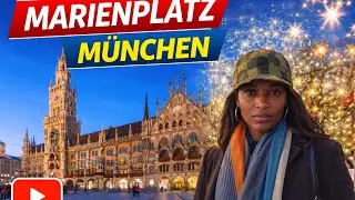 Inside Christmas markets Marienplatz in Munich Germany. #christmas  #munich 