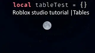 Tables | Roblox Studio Tutorial
