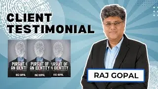 Client Testimonial | Raj Gopal on Stardom Books | Pursuit of an Identity