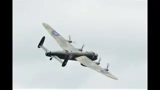 Etwall Village Lancaster Bomber fly-past