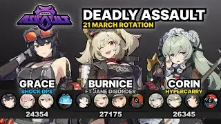 Grace DPS + Burnice + Corin | Deadly Assault [Zenless Zone Zero 1.6]