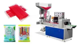 Full Automatic Plastic Straw Horizontal Packaging Machine
