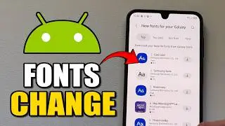 How to Change FONT on Any Android