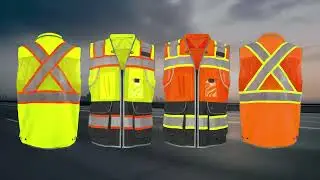 SMASYS High Visibility Work Vest, Premium Reflective Safety Vest