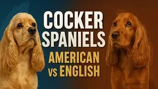 Cocker Spaniels | American vs English | Differences, Temperament & Care