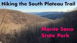 Hiking South Plateau Loop Trail, Monte Sano State Park, Alabama