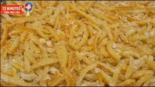 CASQUINHAS DE LARANJAS CRISTALIZADAS-SUPER FACIL.