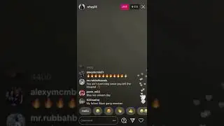 Whyg plays diss track for duvy on ig live
