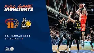 NINERS Chemnitz vs. MHP RIESEN Ludwigsburg - Full Game Highlights - Spieltag 15, Saison 23/24