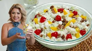 Looking for a Quick & Easy Dessert? My FLUFFY PISTACHIO PUDDING PINEAPPLE DELIGHT never disappoints!