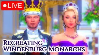 Recreating 7 Generations of Windenburg Monarchs | The Sims 4: The Royal Family