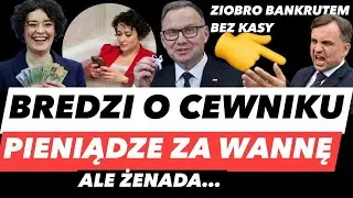 Ziobro TRACI KASĘ❗️Duda bredzi o cewniku, Żukowska wzięła wypłatę ZA WANNĘ z neo-KRS