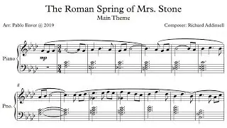 Richard Addinsell - The Roman Spring of Mrs. Stone (Piano Transcription)