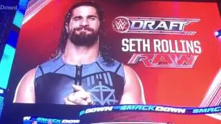SETH ROLLINS FIRST PICKED FOR RAW 2016 DRAFT REACTION