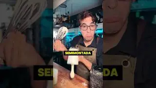 ⚠️ &iexcl;NO SABES MONTAR NATA! Si no lo haces a mano&hellip; #shorts #cocina